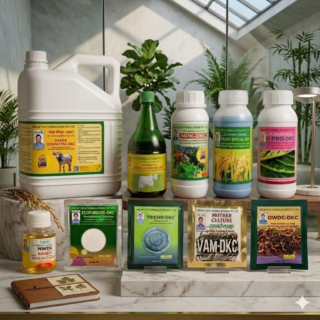 DKCAP Eco Formulations product range including OWDC-DKC and farm cultures